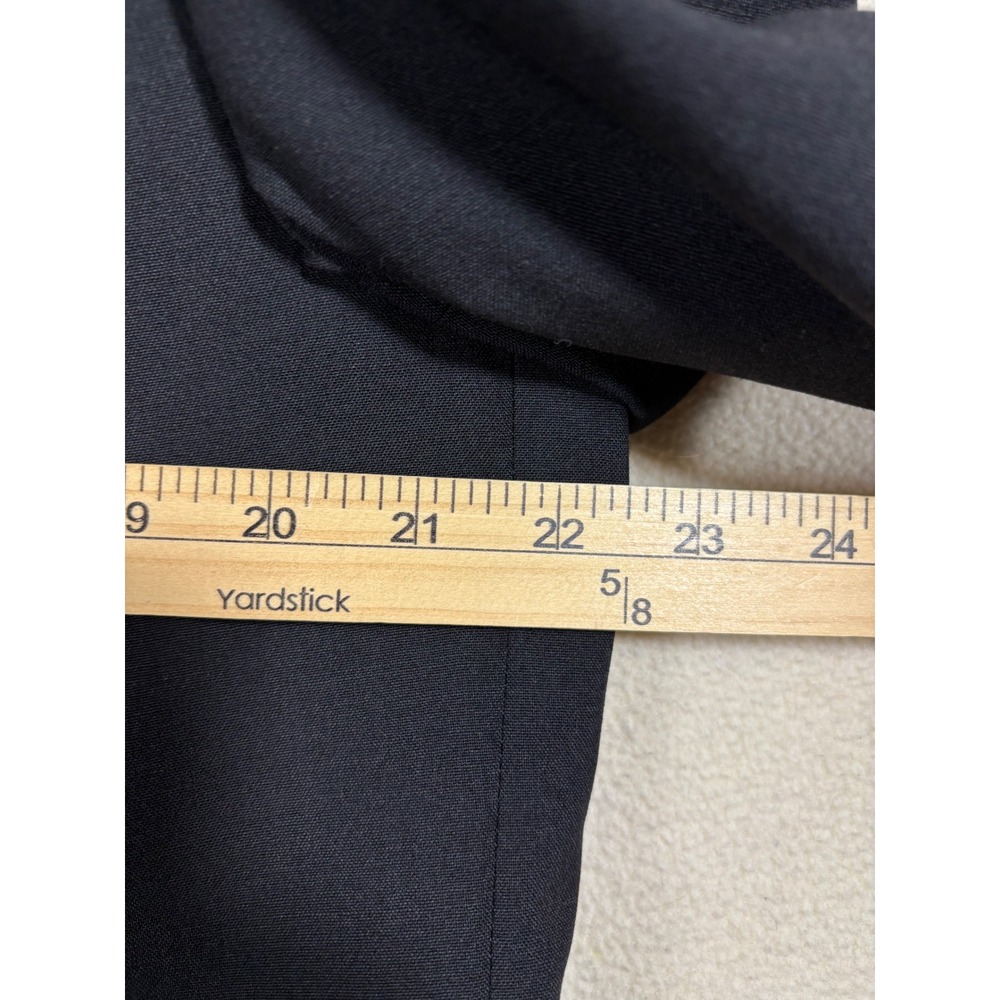 Tallia Uomo for Nordstrom Mens Black Worsted Wool Tuxedo Suit 44R 38W Peak Lapel - Picture 4 of 13